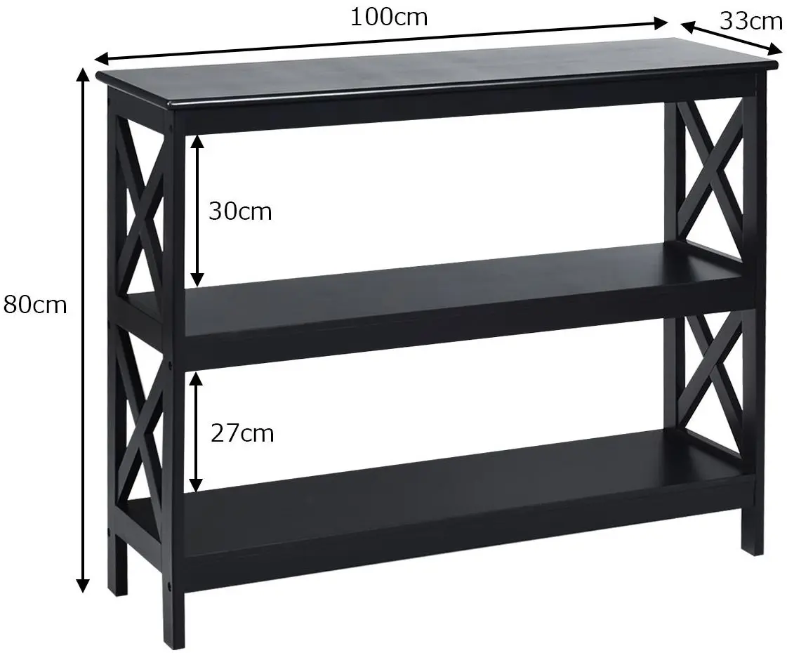 Masa auxiliara Costway HW65762BK (Black)
