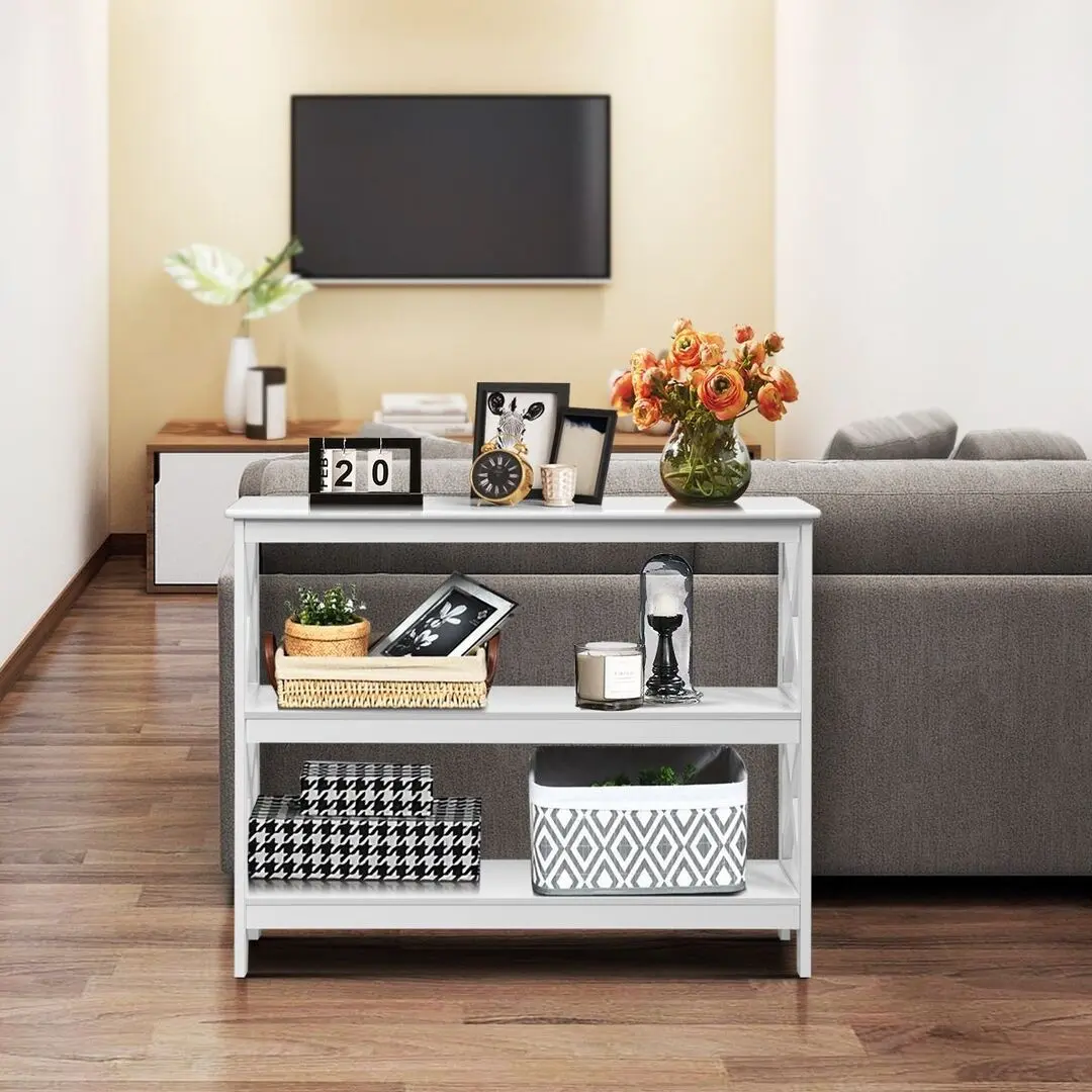 Консольный стол Costway HW65762WH (White) - 7