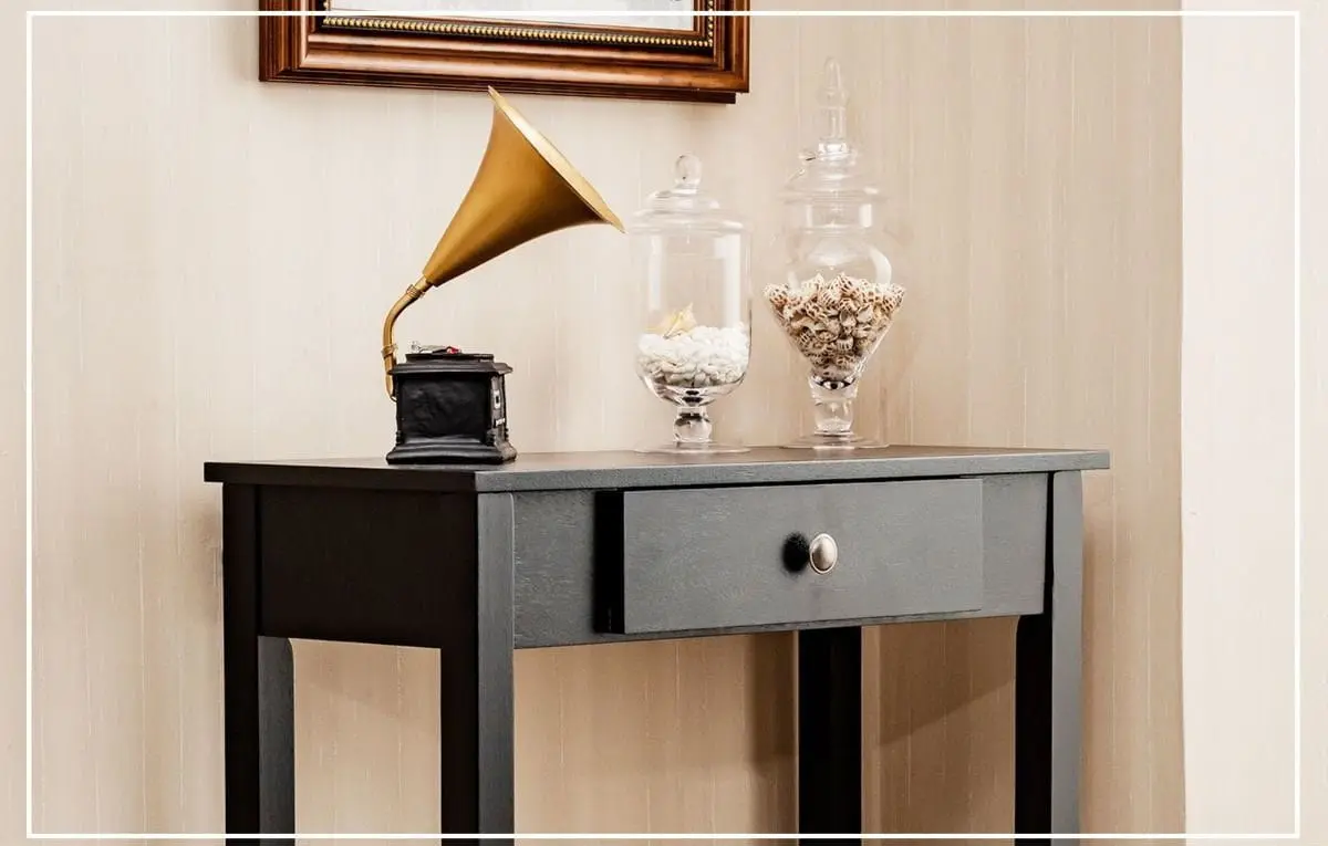 Masa auxiliara Costway HW65910BK (Black)