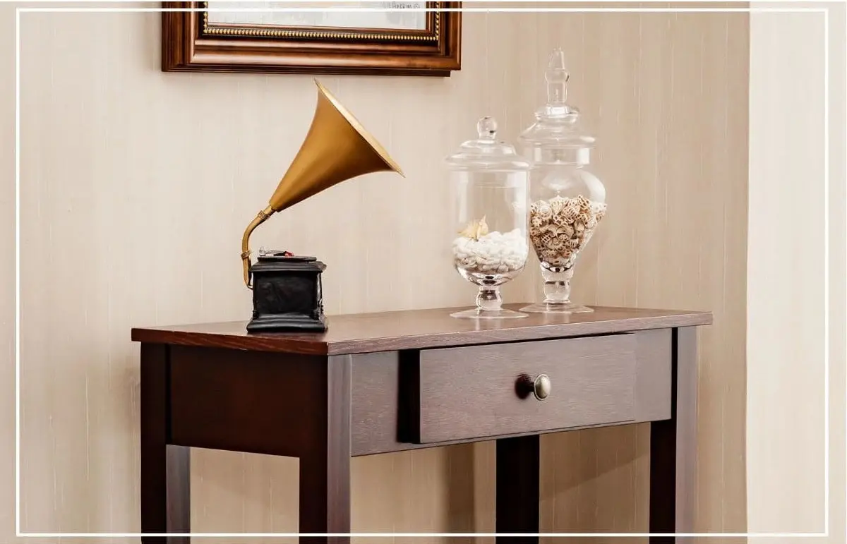 Masa auxiliara Costway HW65910CF (Brown)