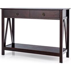 Консольный стол Costway HW65911BN (Espresso) Thumb