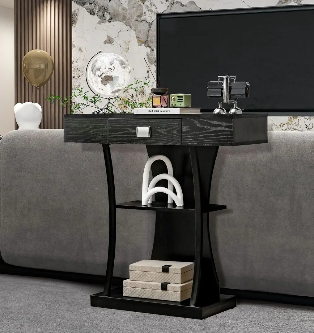 Masa auxiliara Costway JV10598BK (Black)