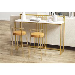 Masa auxiliara Costway JV10982WH (White/Gold) Thumb