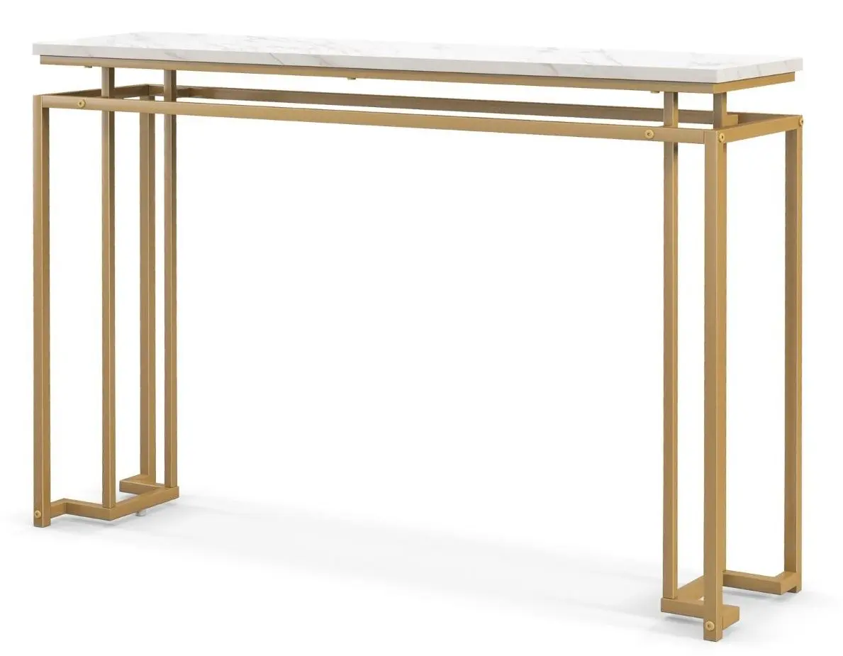 Masa auxiliara Costway JV11202WH (White/Gold)