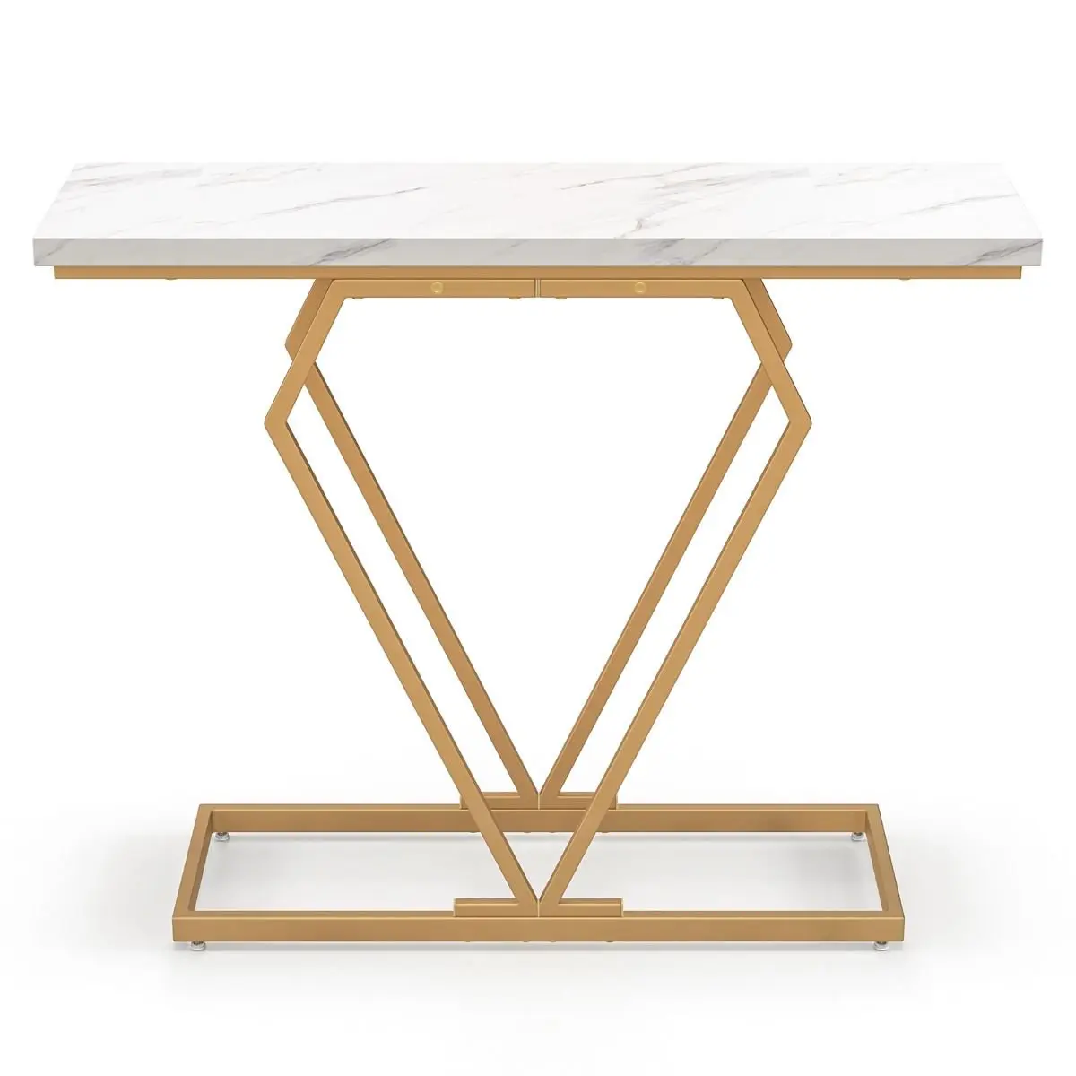 Masa auxiliara Costway JV11204WH (White/Gold) - 2