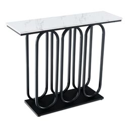 Консольный стол Costway JV11235BK (Black/White) Thumb