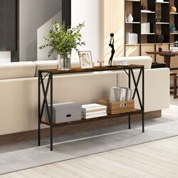 Консольный стол Costway JV12134CF (Rustic Brown) Thumb