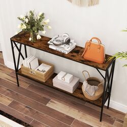 Консольный стол Costway JV12134CF (Rustic Brown) Thumb