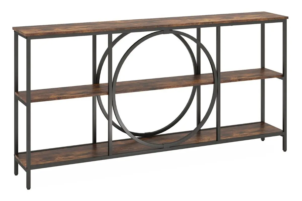 Masa auxiliara Costway JV12463CF (Coffee/Black) - 2