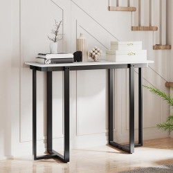 Консольный стол Costway JV12593DK (Black/White) Thumb