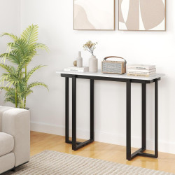 Консольный стол Costway JV12593DK (Black/White) Thumb