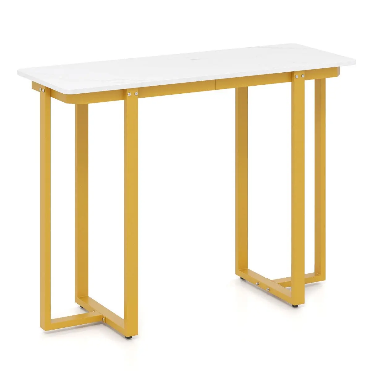 Masa auxiliara Costway JV12593GD (White/Gold) - 2