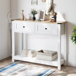 Консольный стол Costway JV12618WH (White)