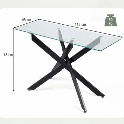 Консольный стол Costway JV13026BK (Black) Thumb