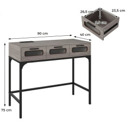 Masa auxiliara Costway JV13525DE-GR (Grey) Thumb