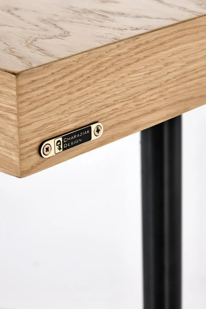 Masa auxiliara Halmar Inferno (Natural Oak/Black)