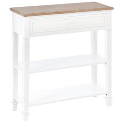 Консольный стол Homcom 837-046 75x27x80 cm (White/Oak) Thumb