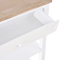 Консольный стол Homcom 837-046 75x27x80 cm (White/Oak) Thumb