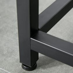 Masa auxiliara Homcom 837-099 120x34x81 cm (White/Black) Thumb