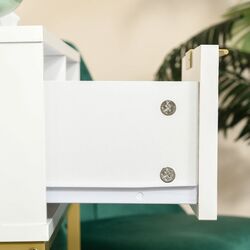 Консольный стол Homcom 837-154 80x30 cm (White/Oak/Gold) Thumb