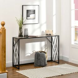 Masa auxiliara Homcom 837-171BN 120x75x35 cm (Brown/Black)