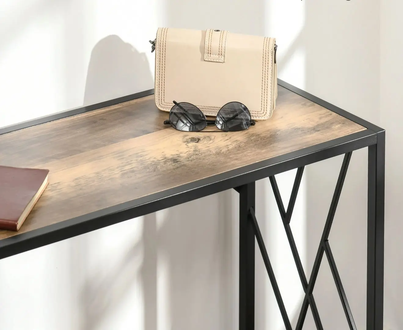 Консольный стол Homcom 837-171BN 120x75x35 cm (Brown/Black)