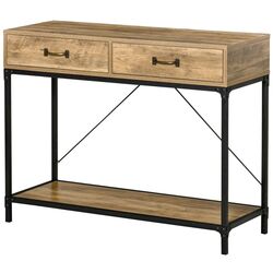 Консольный стол Homcom 837-177 100x35x76 cm (Brown/Black) Thumb