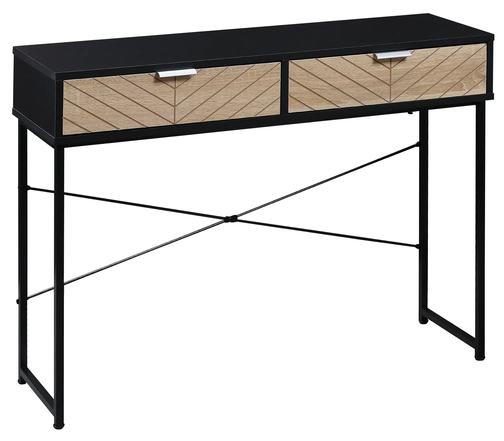 Консольный стол Homcom 837-198BK (Black/Natural) - 2