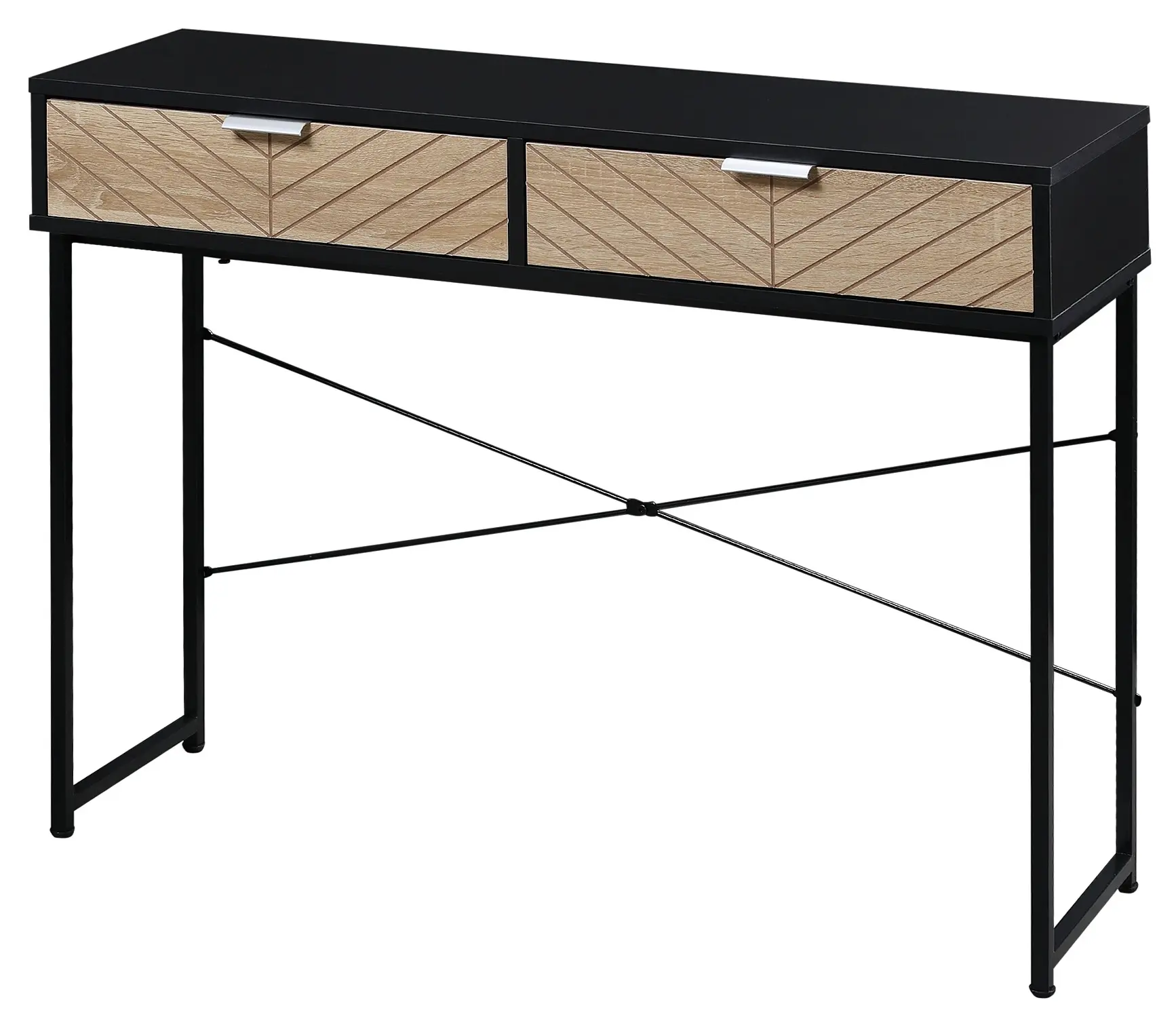 Консольный стол Homcom 837-198BK (Black/Natural) - 3