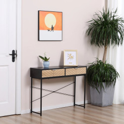 Консольный стол Homcom 837-198BK (Black/Natural) Thumb