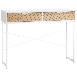Консольный стол Homcom 837-198WT (White/Natural) Thumb