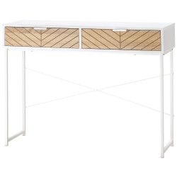 Консольный стол Homcom 837-198WT (White/Natural) Thumb