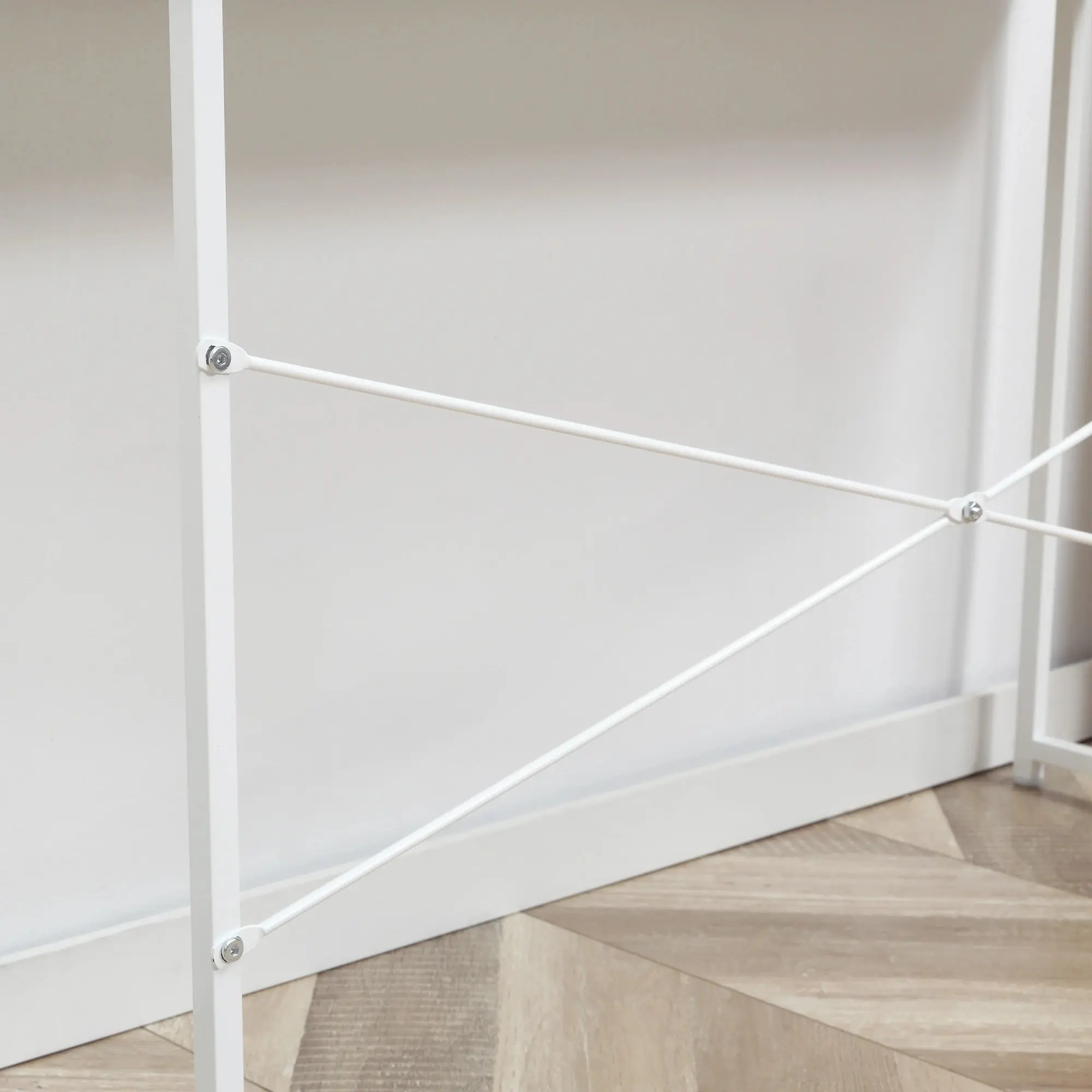 Консольный стол Homcom 837-198WT (White/Natural) - 5