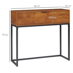 Консольный стол Homcom 837-361V02ND (Brown/Black) Thumb