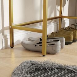 Masa auxiliara Homcom 837-471V80WT (White/Gold) Thumb