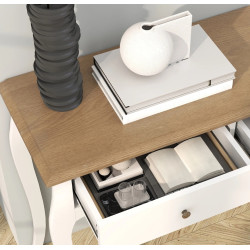 Masa auxiliara Homcom 837-524V00WT (White/Brown) Thumb