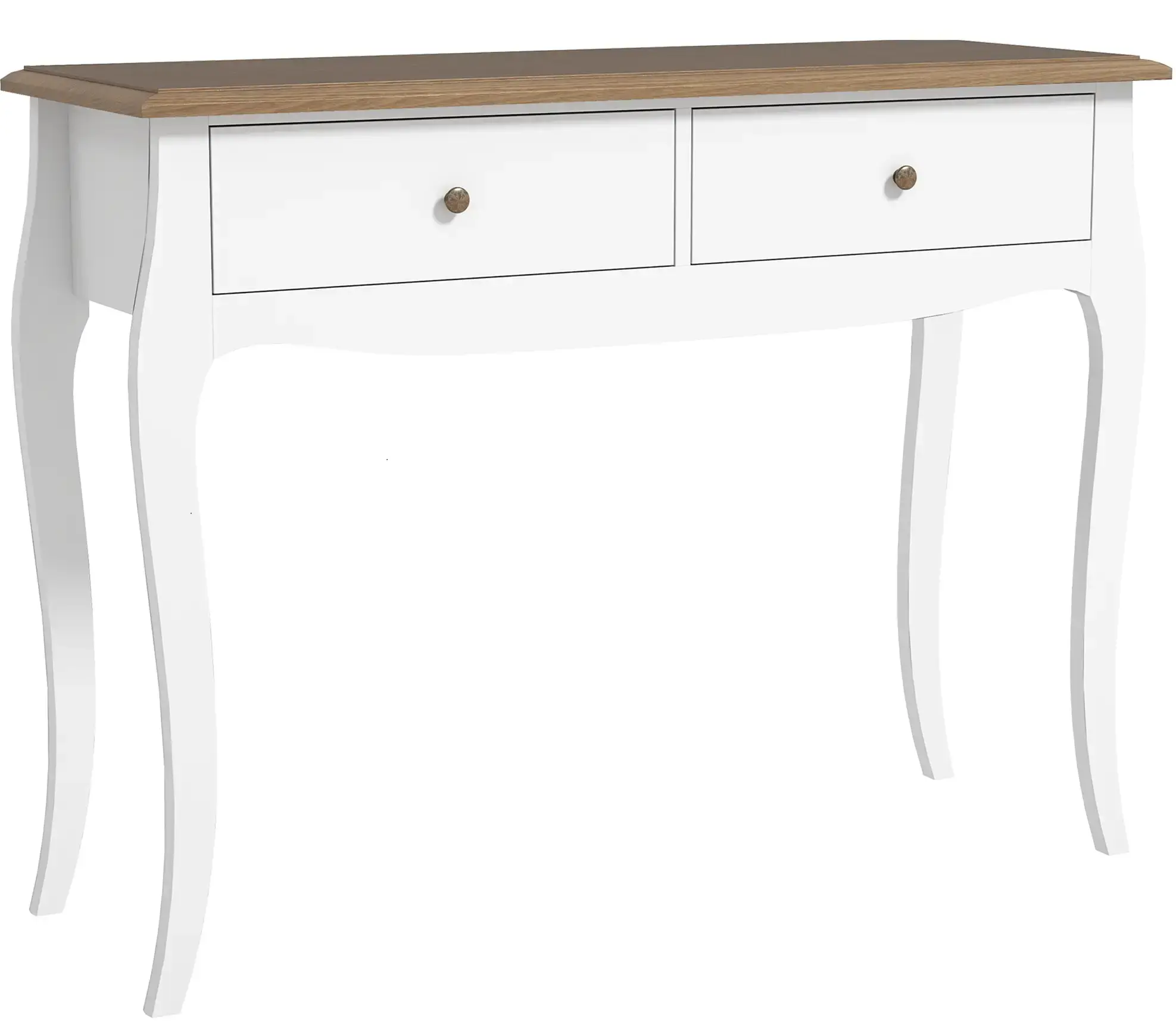 Masa auxiliara Homcom 837-524V00WT (White/Brown) - 9