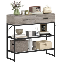 Консольный стол Homcom 837-668V00ND (Light Grey/Black) Thumb