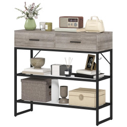 Консольный стол Homcom 837-668V00ND (Light Grey/Black) Thumb
