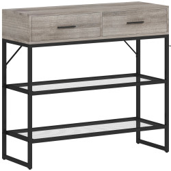 Консольный стол Homcom 837-668V00ND (Light Grey/Black) Thumb