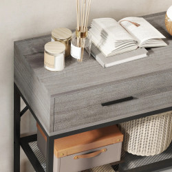Консольный стол Homcom 837-668V00ND (Light Grey/Black) Thumb