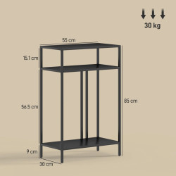 Консольный стол Homcom 837-722V00BK (Black) Thumb