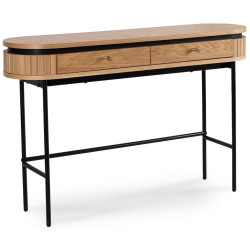 Masa auxiliara Mebel Elite Beck (Oak/Black) Thumb