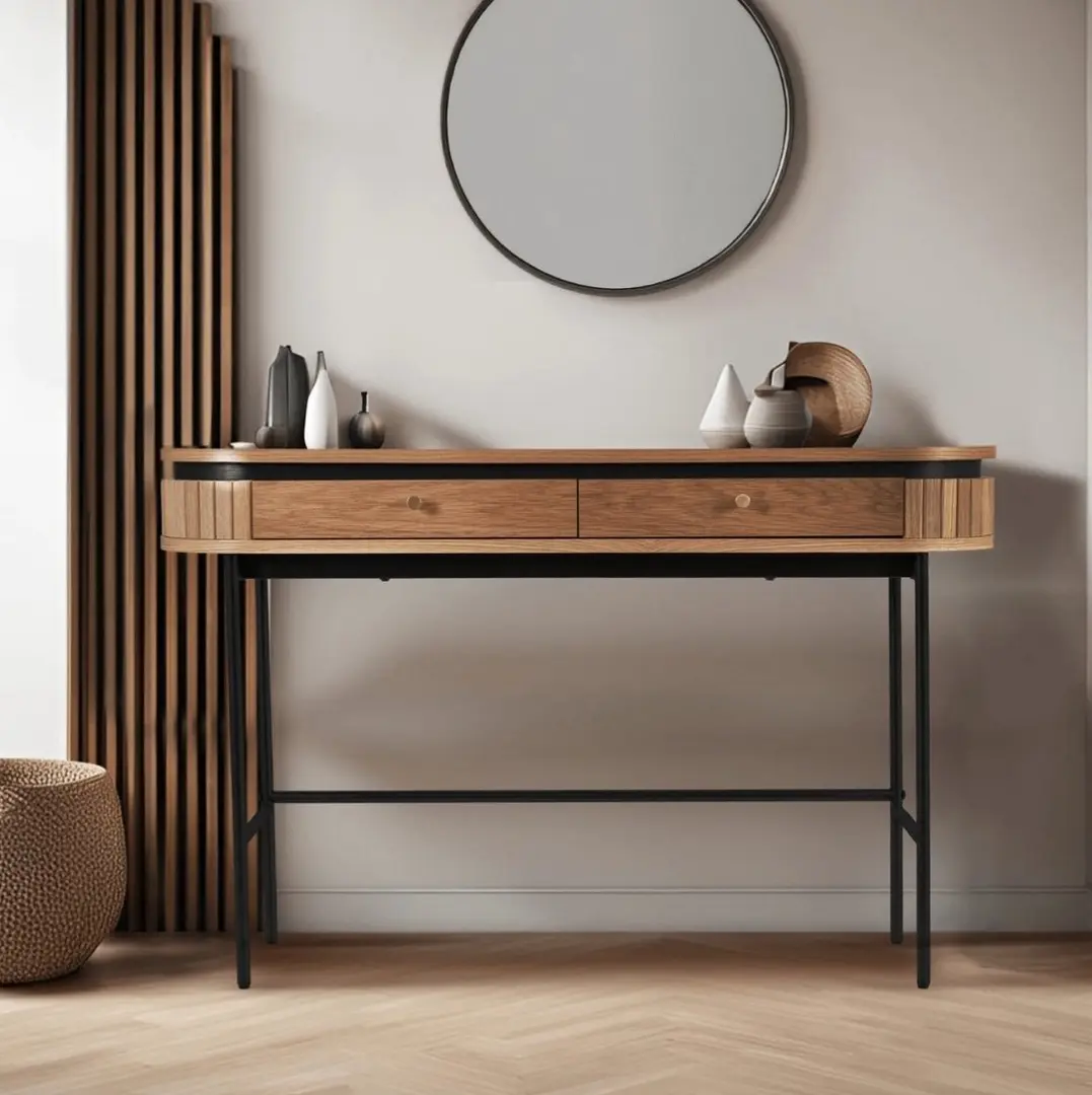 Masa auxiliara Mebel Elite Beck (Oak/Black)