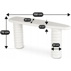 Консольный стол Mebel Elite Gaston (White) Thumb