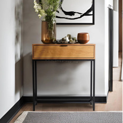 Консольный стол Mebel Elite Petra (Oak/Black)