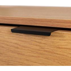 Консольный стол Mebel Elite Petra (Oak/Black) Thumb