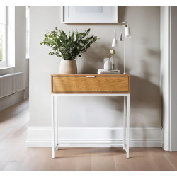 Masa auxiliara Mebel Elite Petra (Oak/White) Thumb