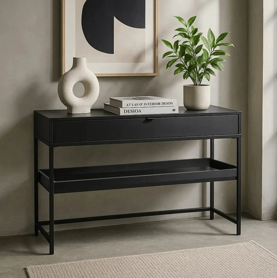 Консольный стол Mebel Elite Ruby (Black)