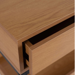 Консольный стол Mebel Elite Ruby (Oak/Black) Thumb